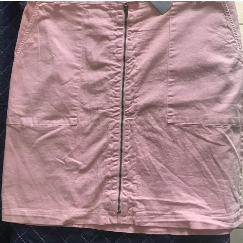 NWT Anthropology Pink Ruched Mini Pencil Skirt for Casual Wear